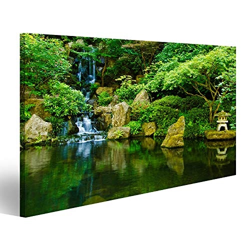 Bild Bilder auf Leinwand Portland japanischer Garten Wandbild, Poster, Leinwandbild OXR-1K-DE