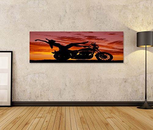 islandburner Bild Bilder auf Leinwand Motorrad Poster, Leinwandbild, Wandbilder