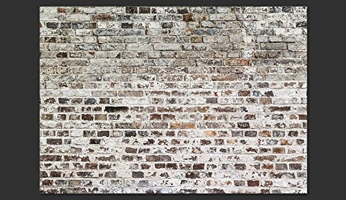 murando - Fototapete Ziegel Optik 400x280 cm - Vlies Tapete - Moderne Wanddeko - Design Tapete - Wandtapete - Wand Dekoration - Steintapete Steine Brick Mauer Beton 3D f-A-0411-a-b