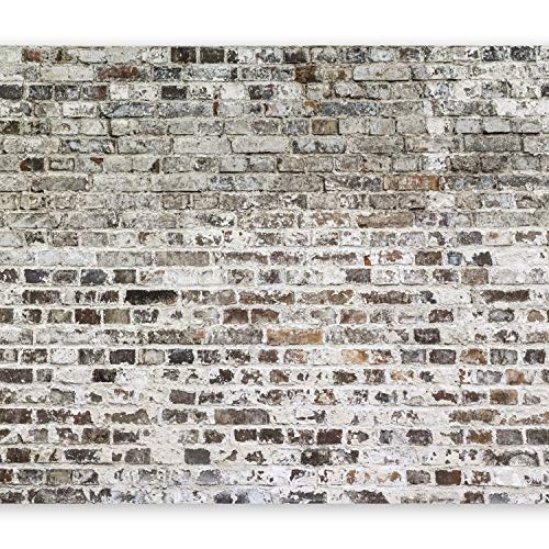 murando - Fototapete Ziegel Optik 400x280 cm - Vlies Tapete - Moderne Wanddeko - Design Tapete - Wandtapete - Wand Dekoration - Steintapete Steine Brick Mauer Beton 3D f-A-0411-a-b