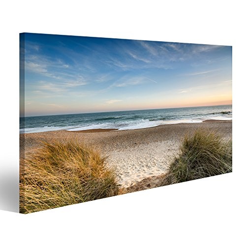 islandburner Bild Bilder auf Leinwand Strand Meer Sand Nordsee Poster, Leinwandbild, Wandbilder