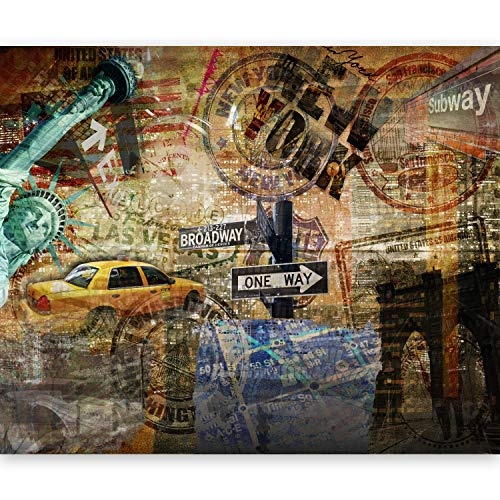 murando - Fototapete 200x154 cm - Vlies Tapete - Moderne Wanddeko - Design Tapete - Wandtapete - Wand Dekoration - New York 10040904-56