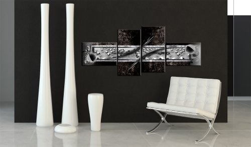 murando - Bilder 200x90 cm Vlies Leinwandbild 4 Teilig Kunstdruck modern Wandbilder XXL Wanddekoration Design Wand Bild - Abstrakt 051482