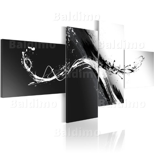 murando - Bilder 200x90 cm Vlies Leinwandbild 4 Teilig Kunstdruck modern Wandbilder XXL Wanddekoration Design Wand Bild - Abstrakt 020101-101