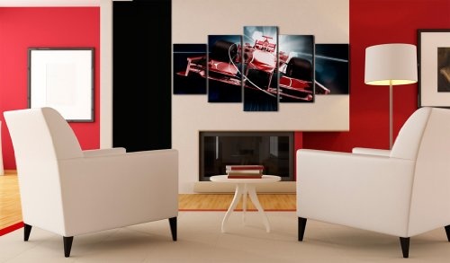 murando - Bilder 200x100 cm Vlies Leinwandbild 5 tlg Kunstdruck modern Wandbilder XXL Wanddekoration Design Wand Bild - Auto 030206-6
