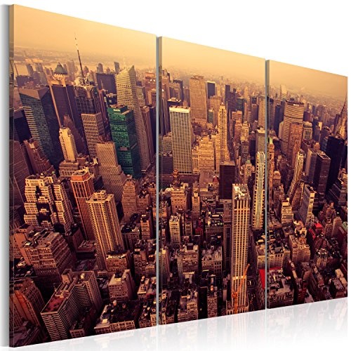 murando - Bilder 135x90 cm Vlies Leinwandbild 3 Teilig Kunstdruck modern Wandbilder XXL Wanddekoration Design Wand Bild - New York 030211-6