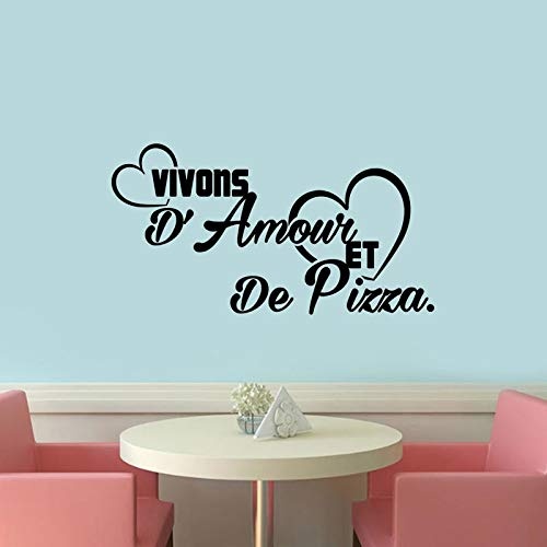 Französisch Vivons DAmour Et De Pizza Vinyl...