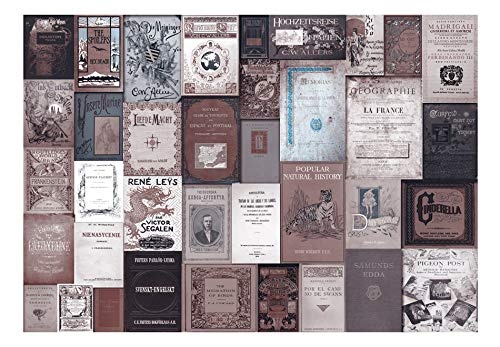 murando - Fototapete 300x210 cm - Vlies Tapete - Moderne Wanddeko - Design Tapete - Wandtapete - Wand Dekoration - Vintage Retro Buch m-C-0242-a-d