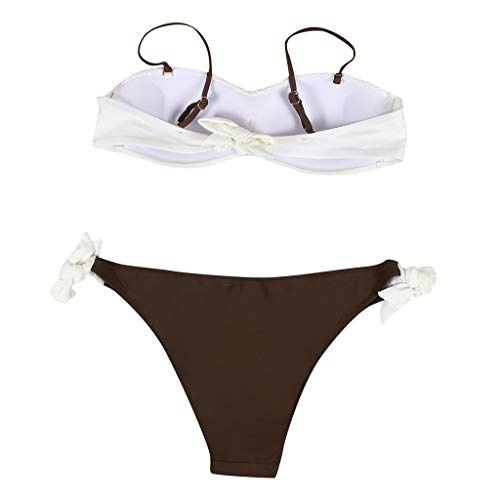 ALISIAM Bikini Damen Set Push Up Sommer 2019 Gepolsterter Push-Up-BH Abluftgebläse Bikini Set Badeanzug Badeanzug Bademode Beachwear
