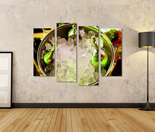 Bild Bilder auf Leinwand EIS zum Kühlen von Getränken und Cocktails in Einer großen T Wandbild, Poster, Leinwandbild LXF