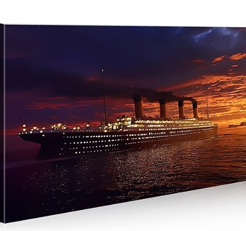 islandburner Bild Bilder auf Leinwand Titanic 1p Titanik...