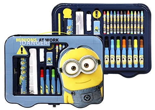 Undercover MNOH4290 - Malkoffer Minions, 43-teilig
