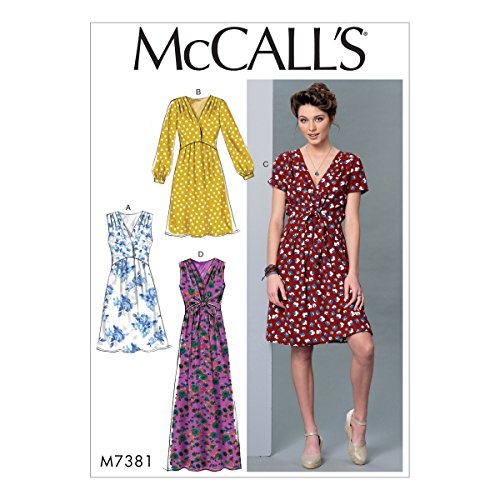 McCall s Patterns 7381 ZZ/Damenkleider, Größen groß - 2 x Große