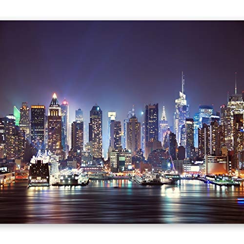 murando - Fototapete New York 300x210 cm - Vlies Tapete - Moderne Wanddeko - Design Tapete - Wandtapete - Wand Dekoration - Stadt City New York d-B-0034-a-b