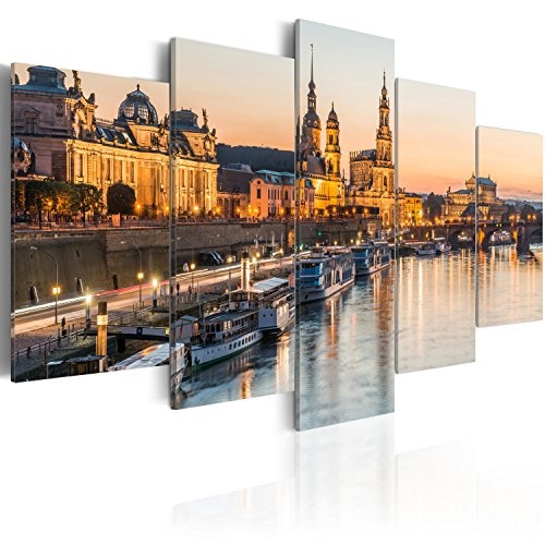 murando - Bilder Dresden 200x100 cm Vlies Leinwandbild 5...