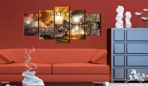 murando - Bilder 200x100 cm Vlies Leinwandbild 5 tlg Kunstdruck modern Wandbilder XXL Wanddekoration Design Wand Bild - Türkei 020113-272