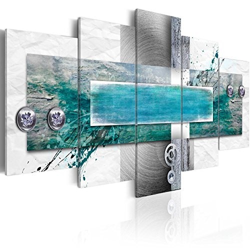 murando - Bilder 100x50 cm Vlies Leinwandbild 5 tlg Kunstdruck modern Wandbilder XXL Wanddekoration Design Wand Bild - Abstrakt 020101-195