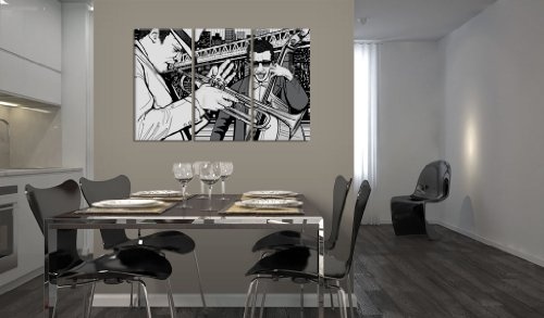 murando - Bilder 90x60 cm Vlies Leinwandbild 3 Teilig Kunstdruck modern Wandbilder XXL Wanddekoration Design Wand Bild - New York 020211-2