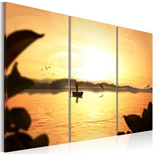 murando - Bilder 135x90 cm Vlies Leinwandbild 3 Teilig Kunstdruck modern Wandbilder XXL Wanddekoration Design Wand Bild - Natur 030112-2