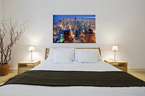 Stadtbild "Chicago Skyline" 70 x 110cm auf...