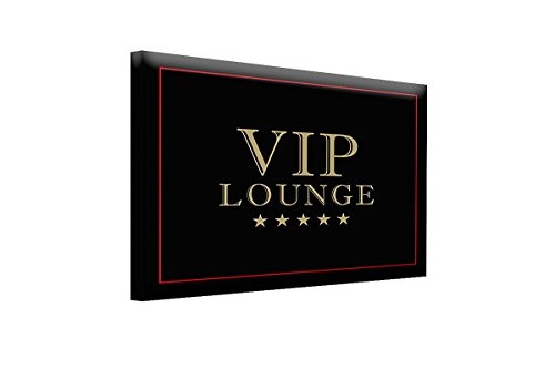 Bilderfabrik - Kunstdruck - VIP Lounge - auf Leinwand und Holzkeilrahmen bespannt. Beste Qualität, handgefertigt in Deutschland. (40x60 cm)