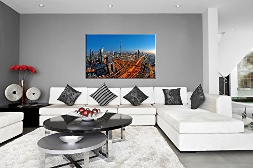 Berger Designs Modernes Stadtbild Dubai 80 x 120cm auf...