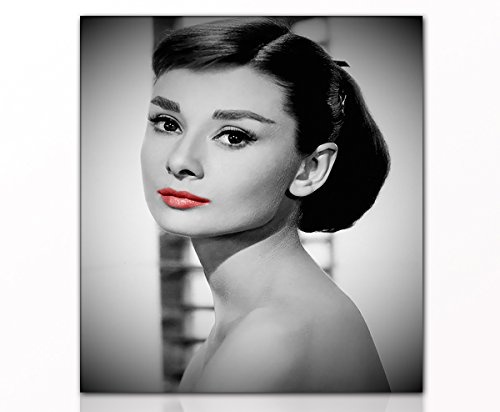 Berger Designs Modernes Wandbild Audrey Hepburn 40x50cm...