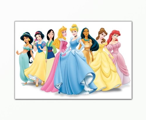 Berger Designs Kinderbild (Disney_HD_Princess-40x60cm)...