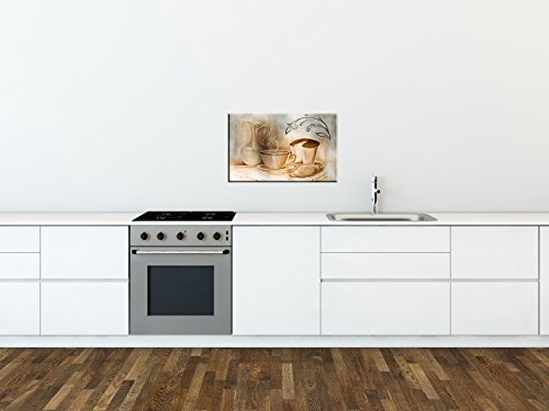 Berger Designs - Küchenbild Drawing Fashion 40x60 cm auf Leinwand und Keilrahmen. Beste Qualität - handgefertigt in Deutschland!