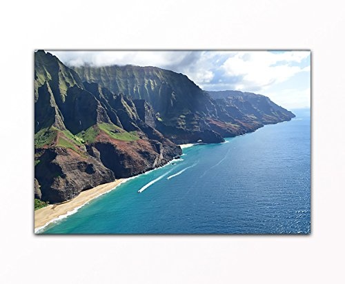 Bilderfabrik - Motiv Küste Hawaii auf Leinwand und...