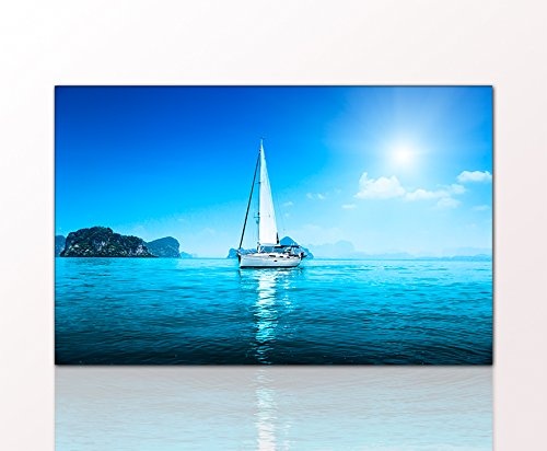 Naturbild "blue water ocean" 70 x 110cm auf...