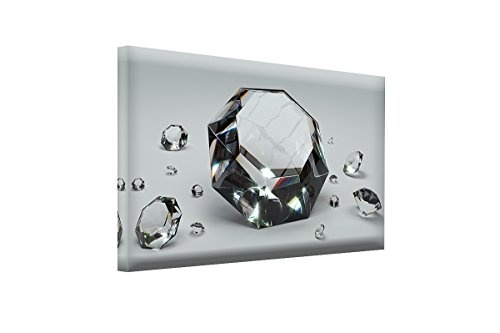 BILDERFABRIK - Wand-Bild Diamanten in verschiedenen...