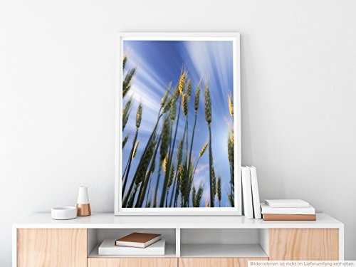 Best for home Artprints - Kunstbild - Ähren im Wind- Fotodruck in gestochen scharfer Qualität