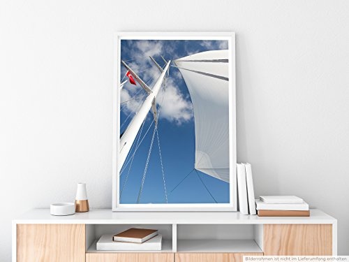 Best for home Artprints - Künstlerische Fotografie - Segel im Wind- Fotodruck in gestochen scharfer Qualität