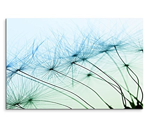 Modernes Bild 90x60cm Naturfotografie - Blumen im Wind