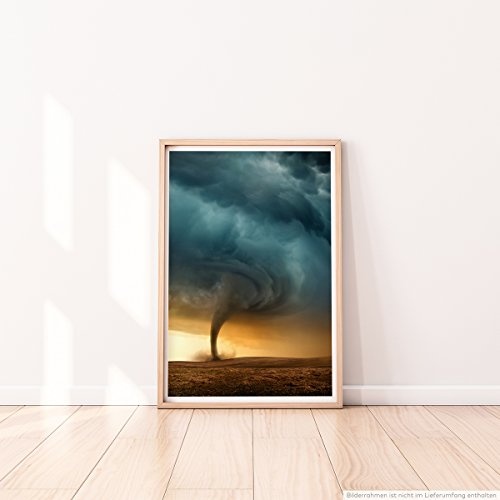 Best for home Artprints - Art - Tornado am Abendhimmel- Fotodruck in gestochen scharfer Qualität