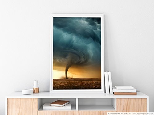 Best for home Artprints - Art - Tornado am Abendhimmel-...