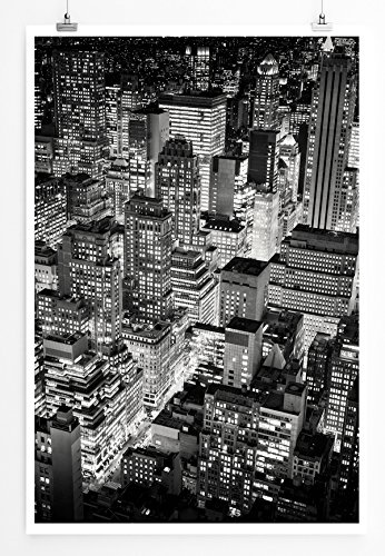 Best for home Artprints - Urbane Fotografie - New York vom Empire State Building- Fotodruck in gestochen scharfer Qualität