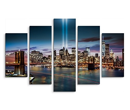 Modernes Bild 150x100cm Urbane Fotografie - Tribute in Light Memorial in New York City