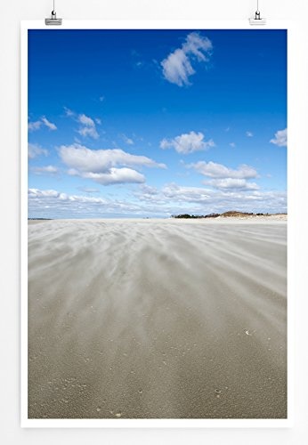 Best for home Artprints - Art - Wehender Sand am einsamen...