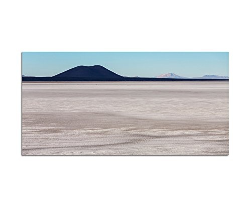 120x80cm - Bolivien Landschaft Berge Sand - Bild auf Keilrahmen modern stilvoll - Bilder und Dekoration