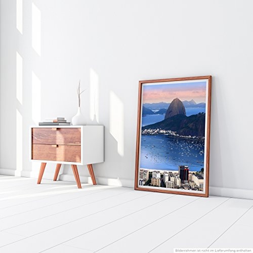 Best for home Artprints - Art - Rio De Janeiro in der Abendsonne Brasilien - Fotodruck in gestochen scharfer Qualität
