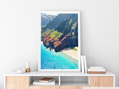 Best for home Artprints - Art - Na Pali Küste auf der Kauai Insel Hawaii USA- Fotodruck in gestochen scharfer Qualität