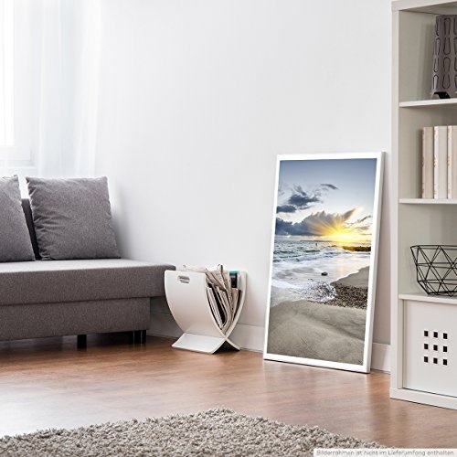 Best for home Artprints - Art - Sonnenaufgang bei Bournemouth in Dorset UK- Fotodruck in gestochen scharfer Qualität