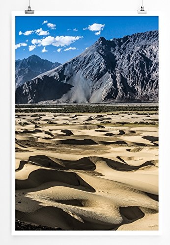 Best for home Artprints - Kunstbild - Pangong See in Leh Ladakh- Fotodruck in gestochen scharfer Qualität