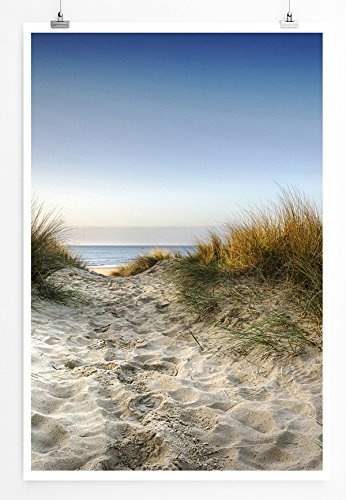 Best for home Artprints - Art - Sanddünen am Meer Poole Dorset UK- Fotodruck in gestochen scharfer Qualität