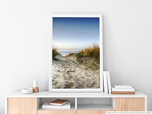 Best for home Artprints - Art - Sanddünen am Meer Poole Dorset UK- Fotodruck in gestochen scharfer Qualität