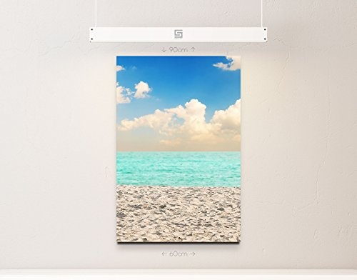 Leinwandbild 90x60cm Blaues Meer - Fotografie