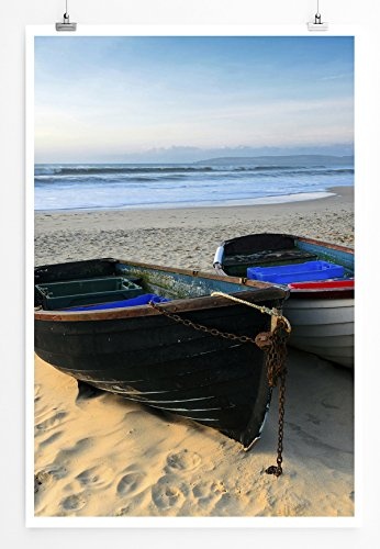 Best for home Artprints - Art - Boote am Strand- Fotodruck in gestochen scharfer Qualität