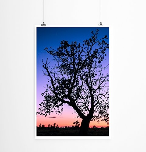 Best for home Artprints - Art - Baum vor Abendhimmel Thailand- Fotodruck in gestochen scharfer Qualität